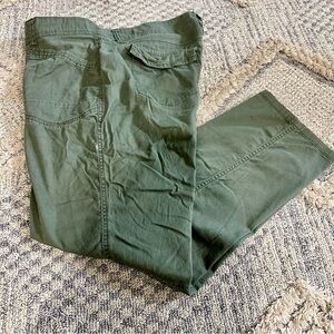 Women's Slim Olive Utility Pants